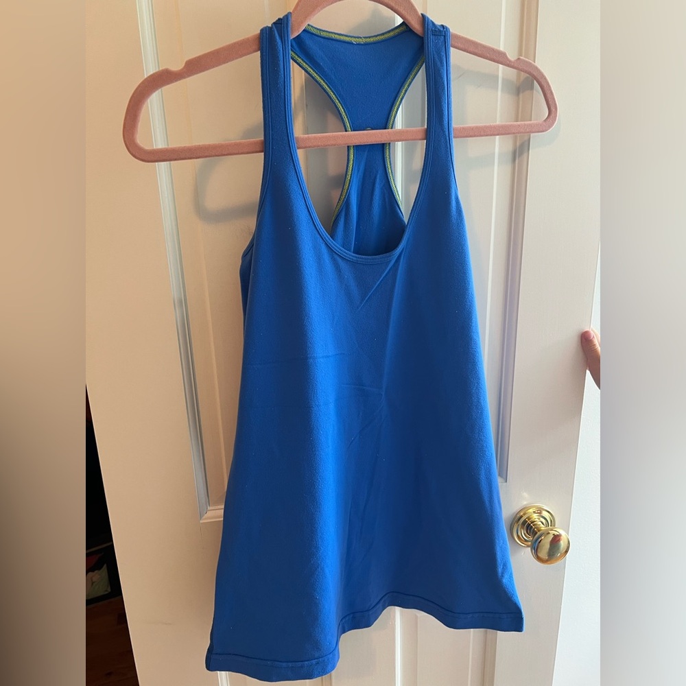 Lululemon Athletica Blue Tank Top
